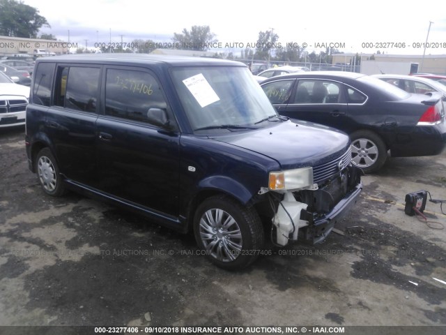 JTLKT324764110695 - 2006 TOYOTA SCION XB Azul oscuro foto 1