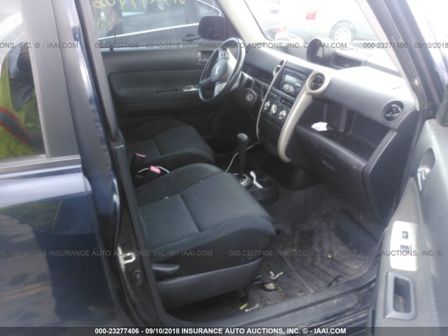JTLKT324764110695 - 2006 TOYOTA SCION XB Azul oscuro foto 5