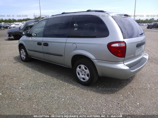 1D4GP24353B229926 - 2003 DODGE GRAND CARAVAN SE TEAL photo 3