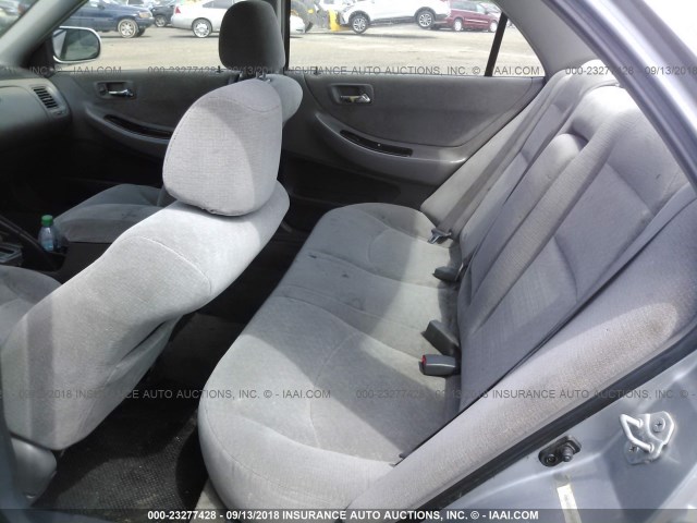 JHMCG56752C006323 - 2002 HONDA ACCORD SE SILVER photo 8