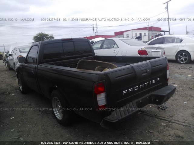 1N6DD21S9WC326806 - 1998 NISSAN FRONTIER XE BLACK photo 3