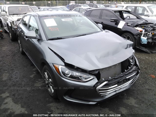 5NPD84LF6JH338881 - 2018 HYUNDAI ELANTRA SEL/VALUE/LIMITED GRAY photo 1