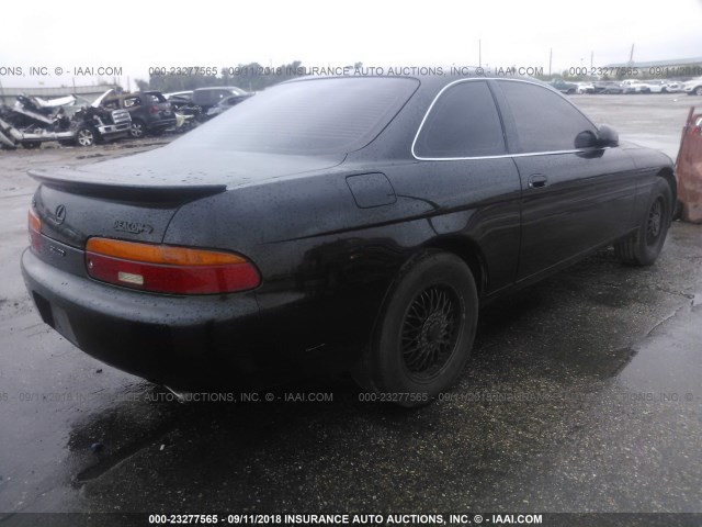 JT8UZ30C2P0035294 - 1993 LEXUS SC 400 BLACK photo 4