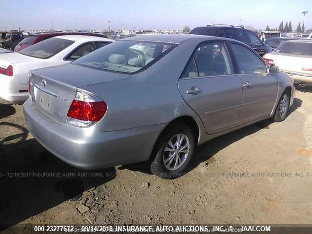 4T1BF30K45U608979 - 2005 TOYOTA CAMRY LE/XLE/SE BROWN photo 4