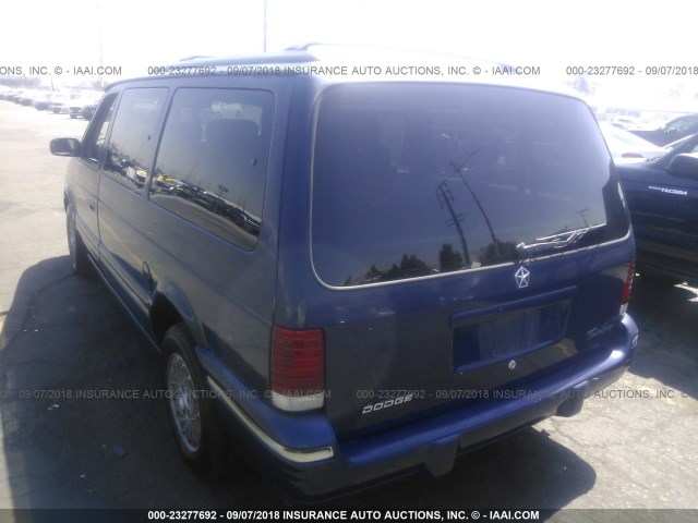 1C4GH54L0SX541357 - 1995 CHRYSLER TOWN & COUNTRY  BLUE photo 3