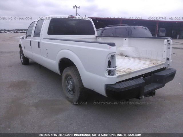 1FT7W3AT8CEA17935 - 2012 FORD F350 SUPER DUTY WHITE photo 3