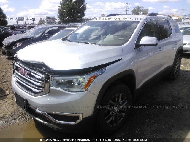 1GKKNMLS7JZ232384 - 2018 GMC ACADIA SLT-1 SILVER photo 2