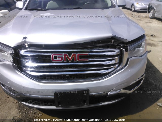 1GKKNMLS7JZ232384 - 2018 GMC ACADIA SLT-1 SILVER photo 6