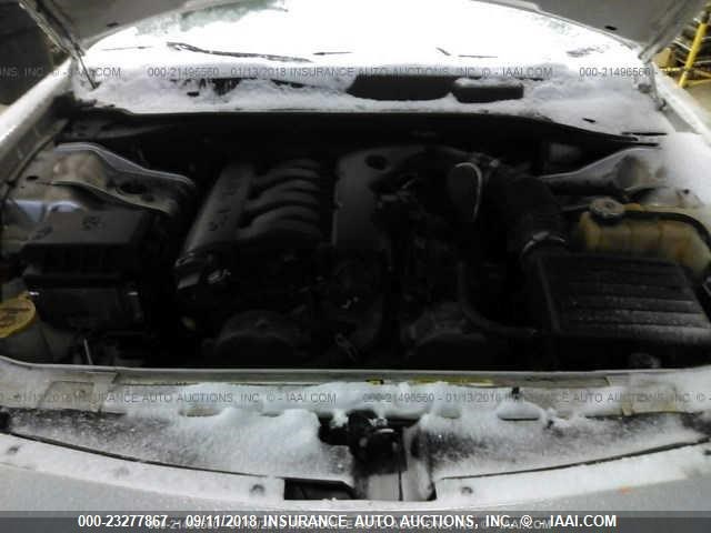 2B3KA43G57H764603 - 2007 DODGE CHARGER SE/SXT SILVER photo 10