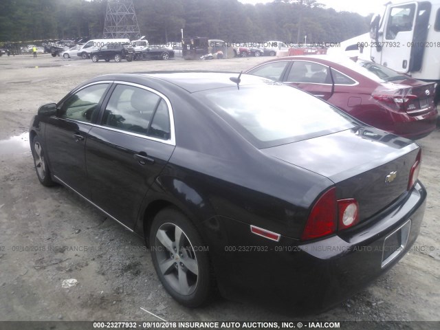 1G1ZC5E11BF139981 - 2011 CHEVROLET MALIBU 1LT 黑色 照片 3