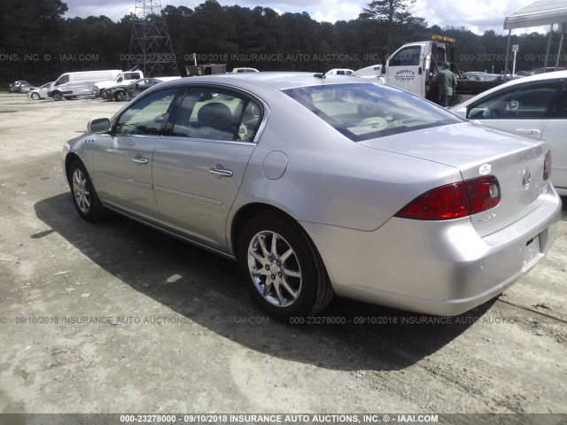 1G4HD57227U124619 - 2007 BUICK LUCERNE CXL SILVER photo 3