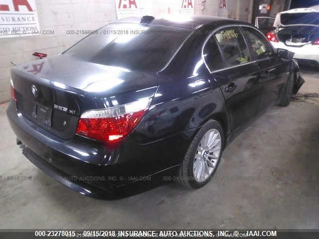 WBANF33596CS36650 - 2006 BMW 525 XI Dark Blue photo 4