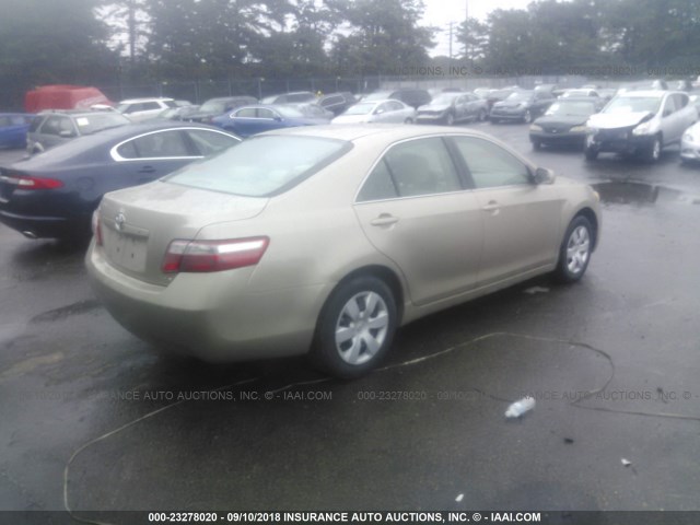 4T1BE46K57U537780 - 2007 TOYOTA CAMRY NEW GENERAT CE/LE/XLE/SE Champagne photo 4