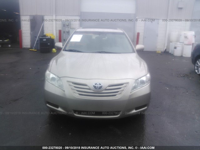 4T1BE46K57U537780 - 2007 TOYOTA CAMRY NEW GENERAT CE/LE/XLE/SE Champagne photo 6