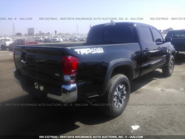 3TMDZ5BN8HM021832 - 2017 TOYOTA TACOMA DBL CAB/SR5/TRD SPORT/OR BLACK photo 4