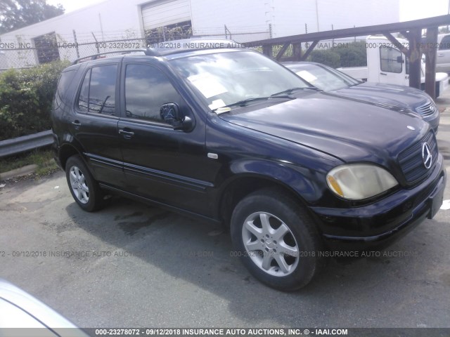 4JGAB72EXXA087972 - 1999 MERCEDES-BENZ ML 430 黑色 照片 1
