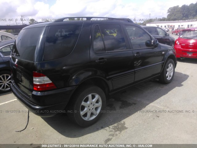 4JGAB72EXXA087972 - 1999 MERCEDES-BENZ ML 430 黑色 照片 4