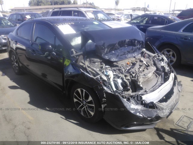 19XFB2F96DE230550 - 2013 HONDA CIVIC EXL 黑色 照片 1