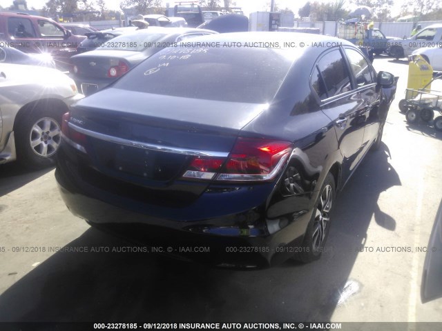 19XFB2F96DE230550 - 2013 HONDA CIVIC EXL 黑色 照片 4