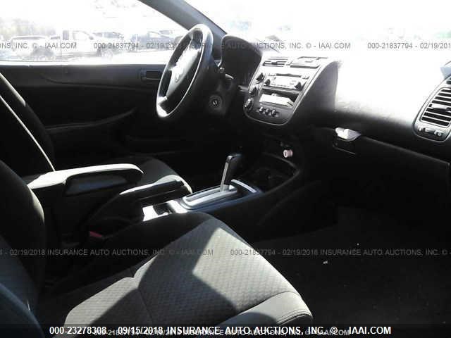 1HGEM22114L048205 - 2004 HONDA CIVIC DX VP RED photo 5