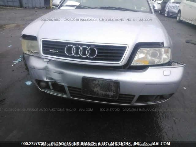 WAUED64B21N075325 - 2001 AUDI A6 2.7T QUATTRO SILVER photo 6