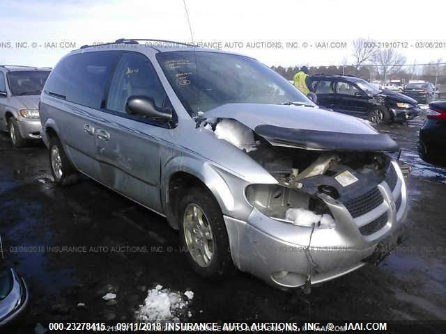 2B4GP44R92R587430 - 2002 DODGE GRAND CARAVAN SPORT SILVER photo 1