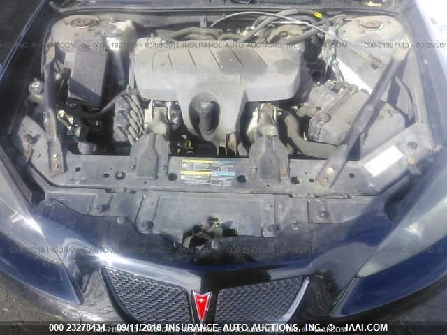 2G2WP552671199233 - 2007 PONTIAC GRAND PRIX შავი ფოტო 10