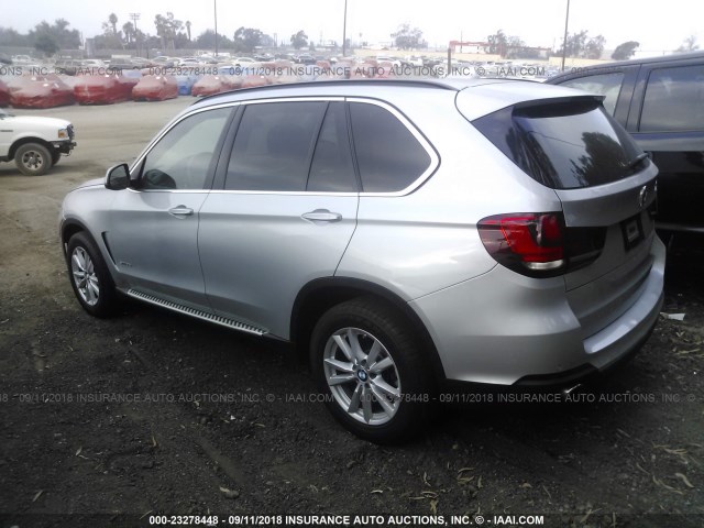 5UXKR2C5XE0H31335 - 2014 BMW X5 SDRIVE35I SILVER photo 3