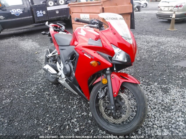 MLHPC4461E5100207 - 2014 HONDA CBR500 R RED photo 1