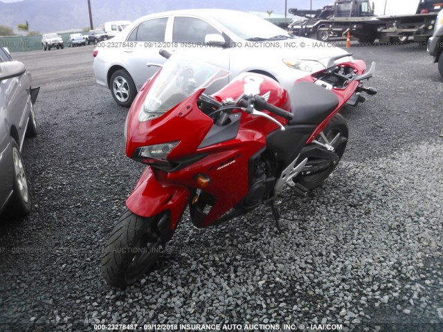 MLHPC4461E5100207 - 2014 HONDA CBR500 R RED photo 2