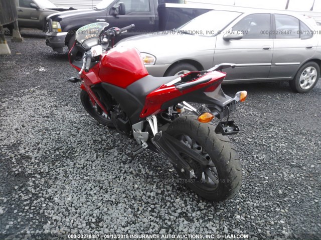 MLHPC4461E5100207 - 2014 HONDA CBR500 R RED photo 3