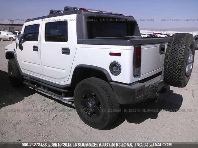 5GRGN22U15H113703 - 2005 HUMMER H2 SUT WHITE photo 3