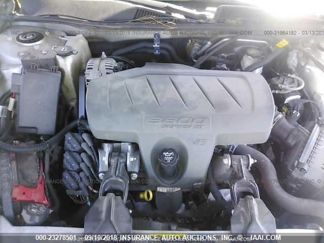 2G4WC582781159338 - 2008 BUICK LACROSSE CX GRAY photo 10