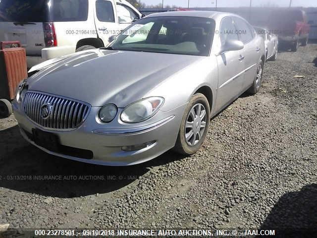 2G4WC582781159338 - 2008 BUICK LACROSSE CX GRAY photo 2