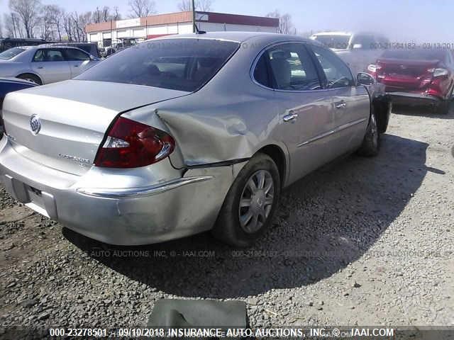 2G4WC582781159338 - 2008 BUICK LACROSSE CX GRAY photo 4