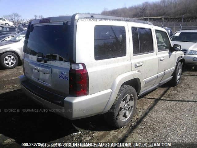 1J8HG48K46C366782 - 2006 JEEP COMMANDER GOLD photo 4