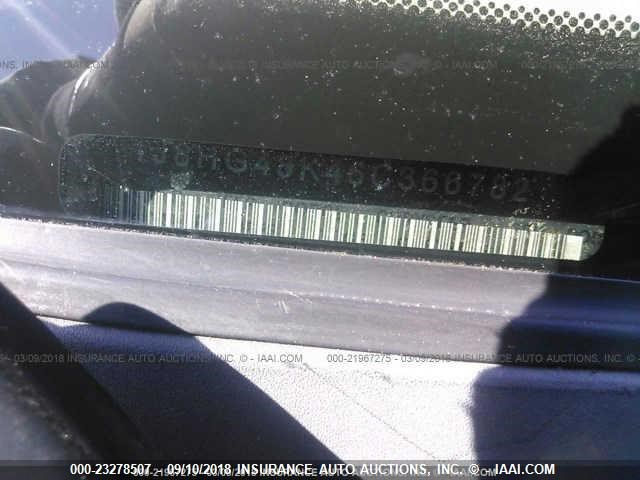 1J8HG48K46C366782 - 2006 JEEP COMMANDER GOLD photo 9