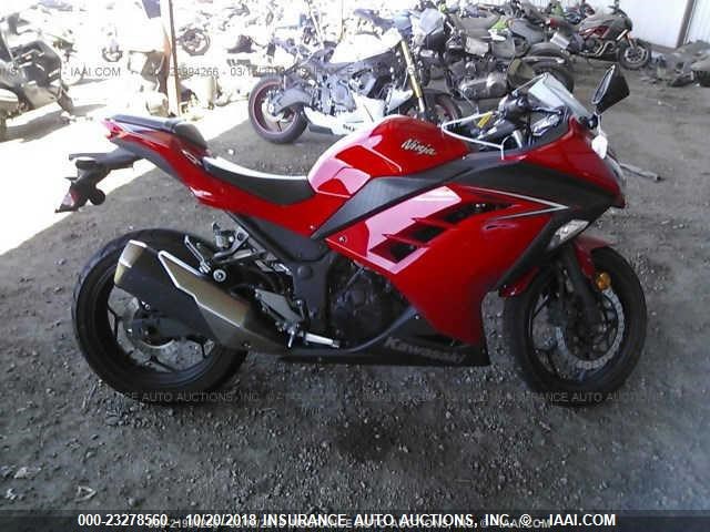 JKAEX8A10GDA28212 - 2016 KAWASAKI EX300 A RED photo 5