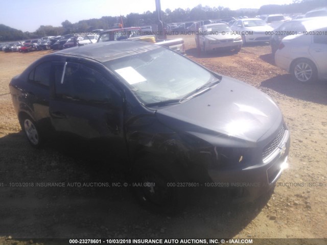 1G1JB5SH2D4242603 - 2013 CHEVROLET SONIC LS 灰色 照片 1