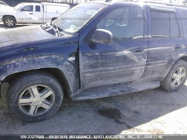 1GNDT13S572113511 - 2007 CHEVROLET TRAILBLAZER LS/LT Dark Blue photo 6