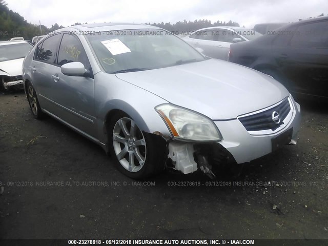 1N4BA41E47C825903 - 2007 NISSAN MAXIMA SE/SL SILVER photo 1