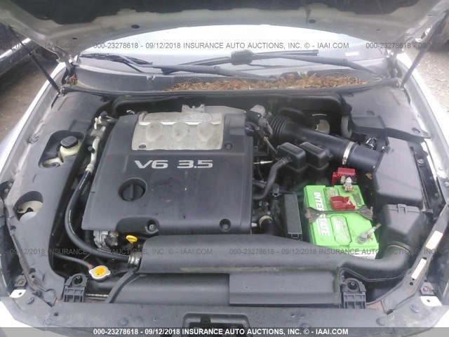 1N4BA41E47C825903 - 2007 NISSAN MAXIMA SE/SL SILVER photo 10