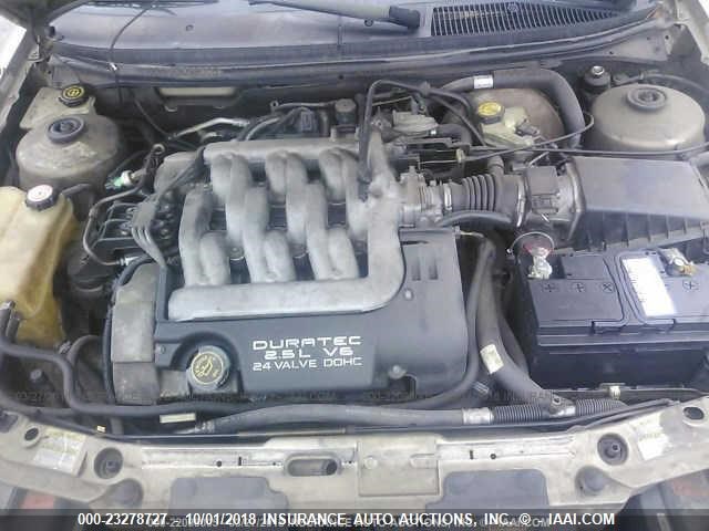 1ZWFT61L6X5656819 - 1999 MERCURY COUGAR V6 GOLD photo 10