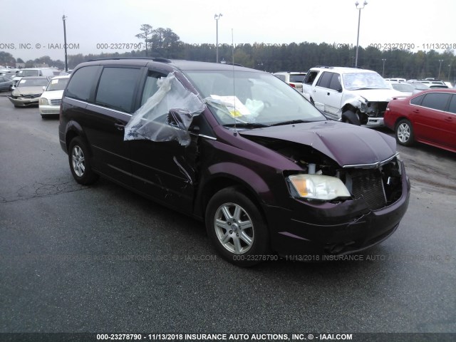 2A8HR54P48R721509 - 2008 CHRYSLER TOWN & COUNTRY TOURING MAROON photo 1