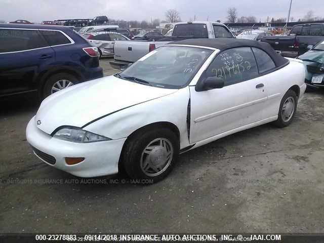 4G1JF32T5VB105373 - 1997 CHEVROLET CAVALIER LS WHITE photo 2