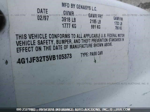 4G1JF32T5VB105373 - 1997 CHEVROLET CAVALIER LS 白色 照片 9