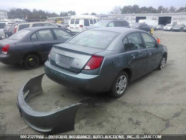 1G8AJ52F84Z146397 - 2004 SATURN ION LEVEL 2 GRAY photo 4