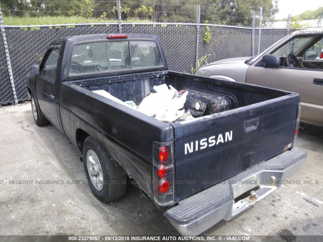 1N6SD11S7VC378709 - 1997 NISSAN TRUCK XE BLACK photo 3