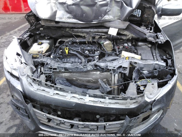 1FMCU9GX3DUD39807 - 2013 FORD ESCAPE SE 黑色 照片 10