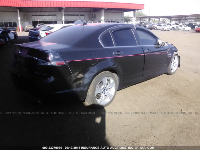 6G2EC57YX8L151130 - 2008 PONTIAC G8 GT BLACK photo 4